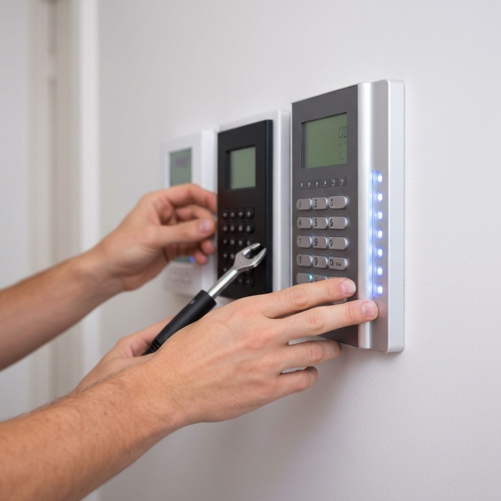 Profesjonalna instalacja systemu alarmowego i kontroli dostępu